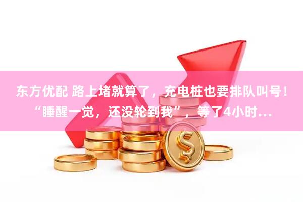 东方优配 路上堵就算了，充电桩也要排队叫号！“睡醒一觉，还没轮到我”，等了4小时…